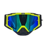 Ski, snowboard, motorcycling, cycling goggles, unisex, green frame, multicolor lens, O11GMN